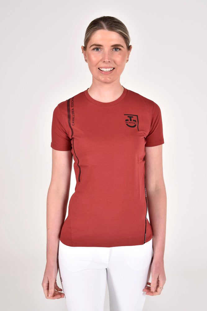 CT Academy Cotton T-Shirt - Ruby