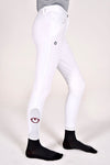 Girl’s Color Grip Breeches - White