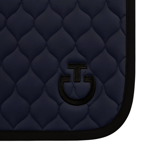 Circular Quilt Jersey Jump Pad - Navy/Black