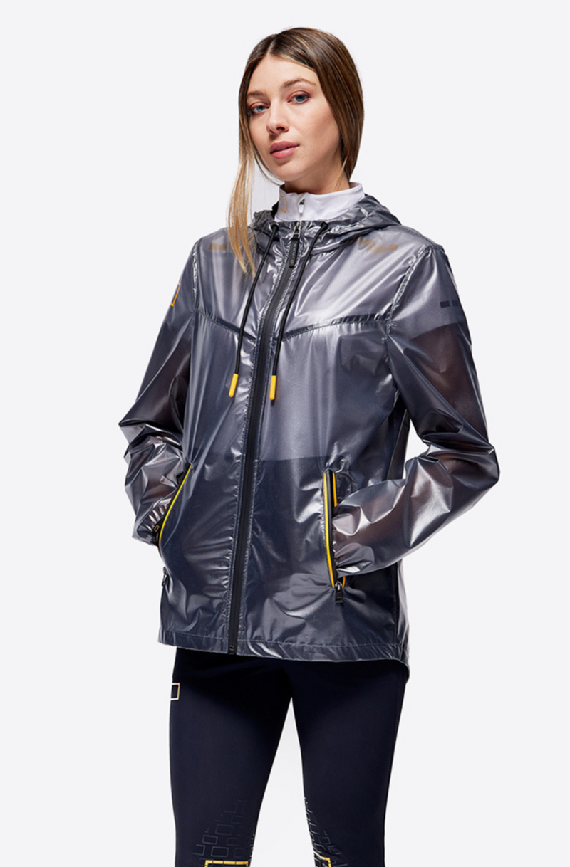 RG Waterproof Nylon Hooded Jacket - Grey