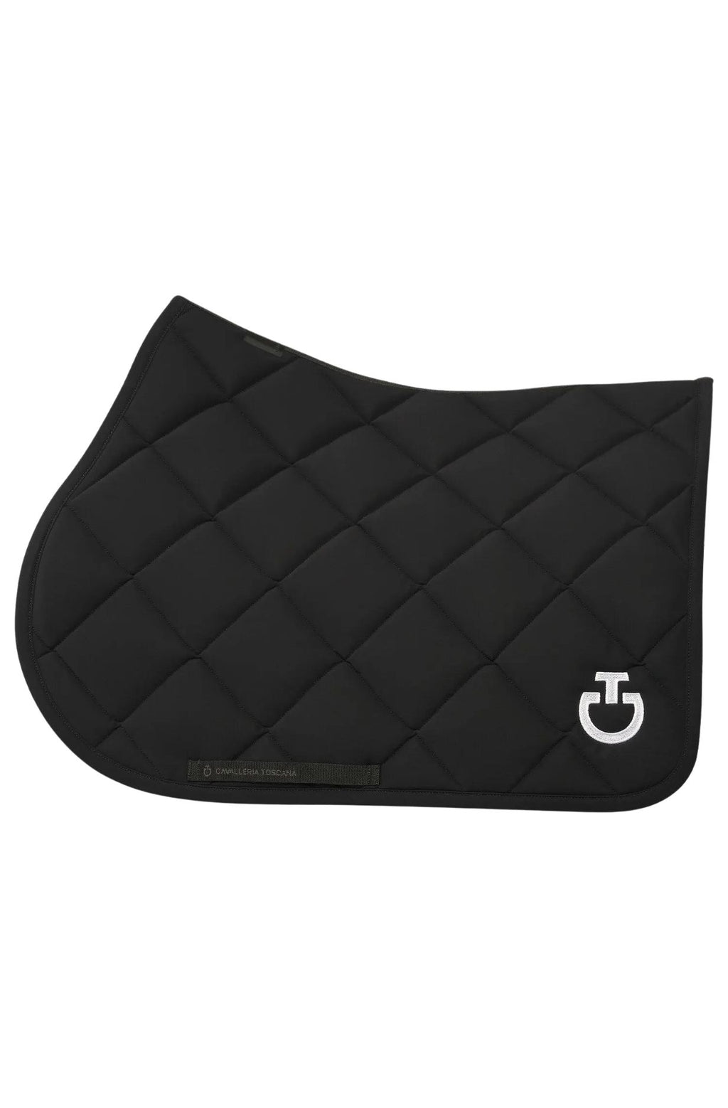 Cavalleria Toscana - Tapis de selle Double Orbit Wave Quilted Pétrole Cavalleria Toscana - Tapis de selle Double Orbit Wave Quilted Pétrole