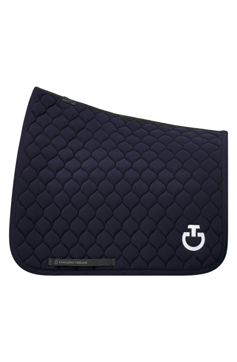 Circular Quilted Dressage Saddle Pad 2023 - Navy