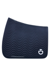 Quilted Wave Dressage Saddle Pad - Navy