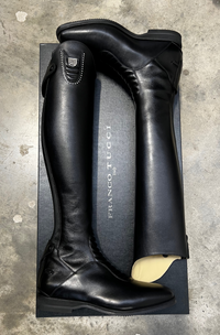 Harley Boots Black - Swarovski Crystals Border