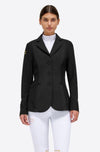Jersey Mesh Riding Jacket - Black w Gold Logo