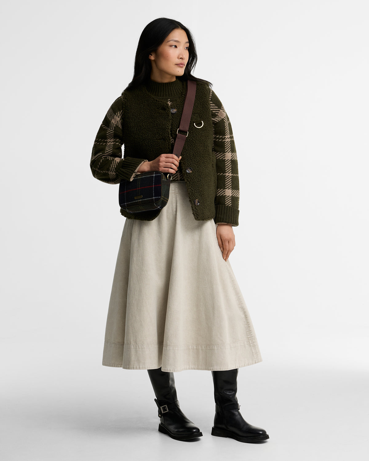 Contin Tartan Mini Crossbody Bag - Classic Tartan