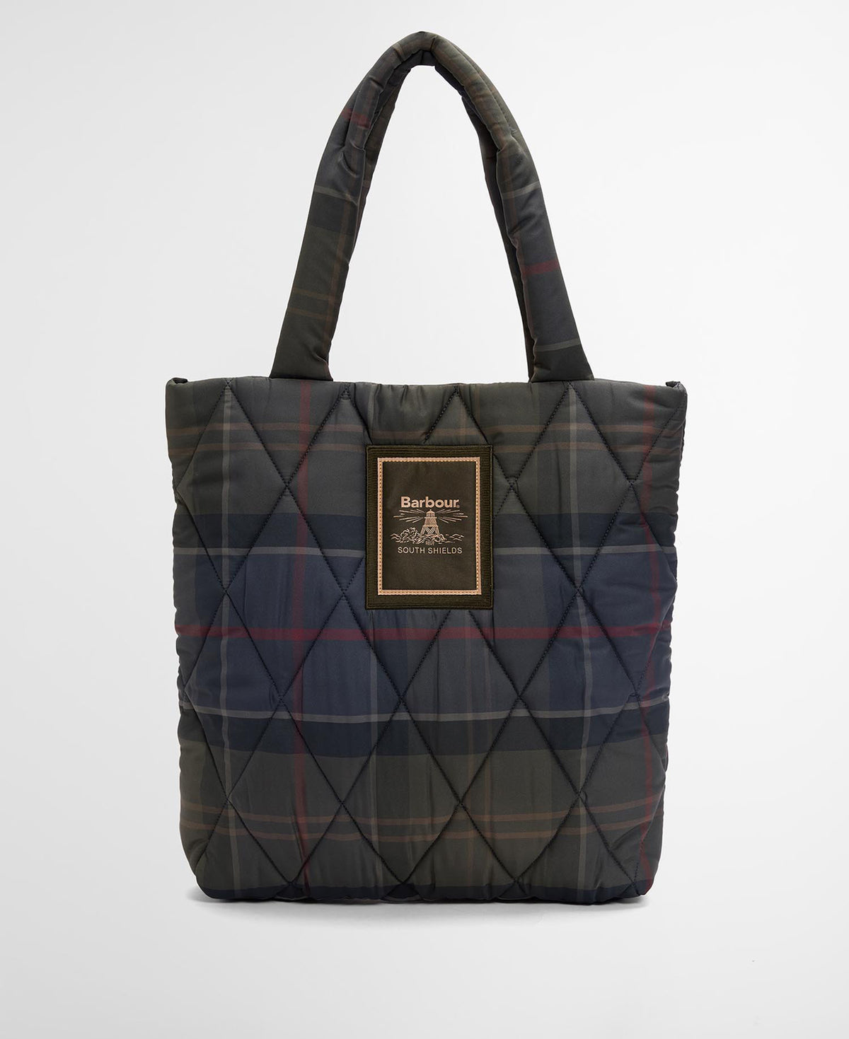 Tartan Arlene Quilted Tote Bag - Shadow Classic Tartan