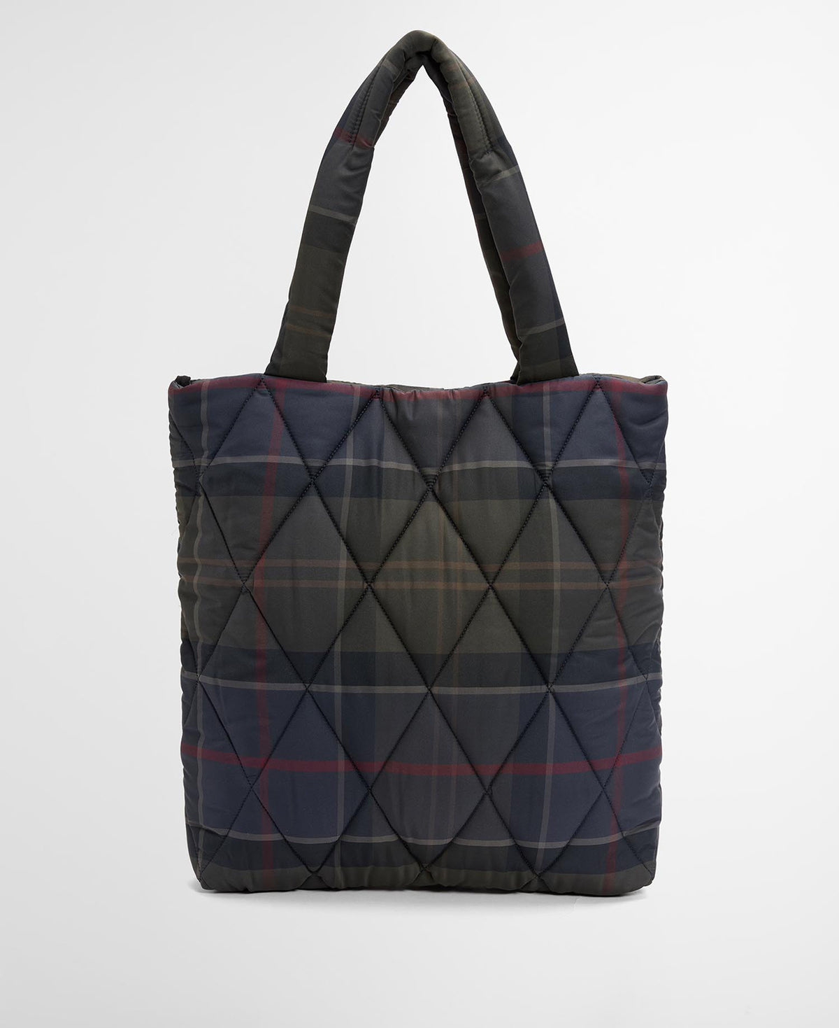 Tartan Arlene Quilted Tote Bag - Shadow Classic Tartan
