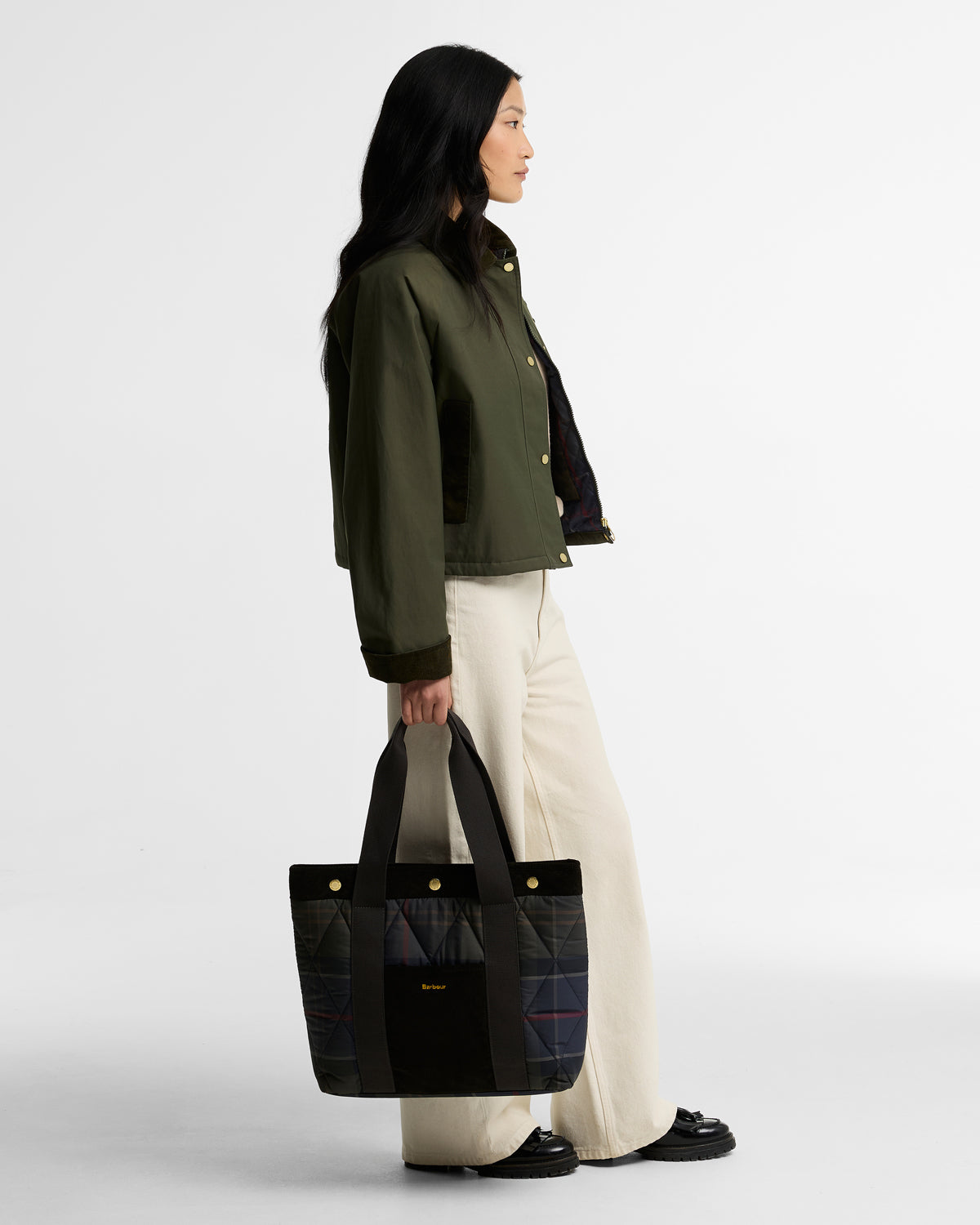 Healy Tartan Tote Bag - Shadow Classic Tartan