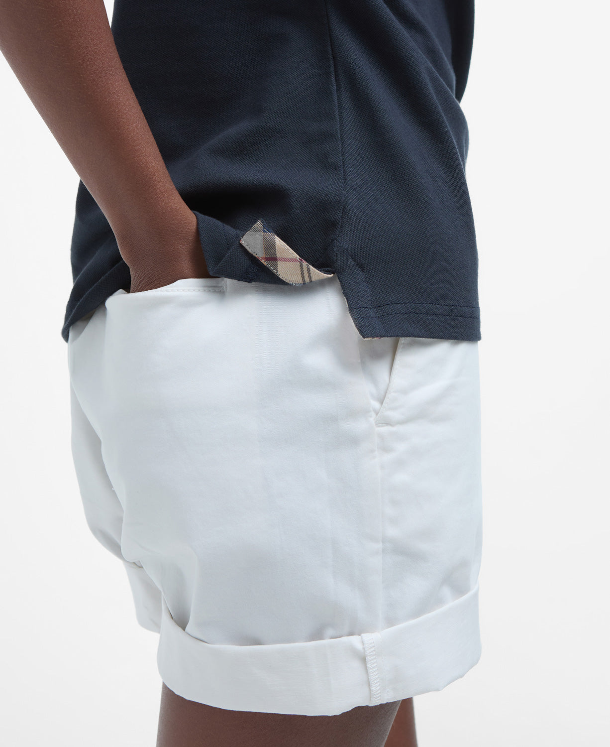 Malvern Top - Navy/Hessian