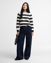 Aylesby Striped Sweatshirt - Dark Navy/Cloud Stripe