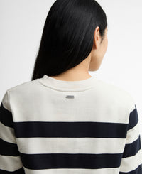 Aylesby Striped Sweatshirt - Dark Navy/Cloud Stripe