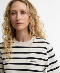 Aylesby Striped Sweatshirt - Cloud/Dark Navy Stripe