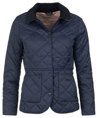 Deveron Quilted Jacket - Navy/Pale Pink
