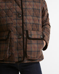 Louden Quilted Jacket - Muted Tartan