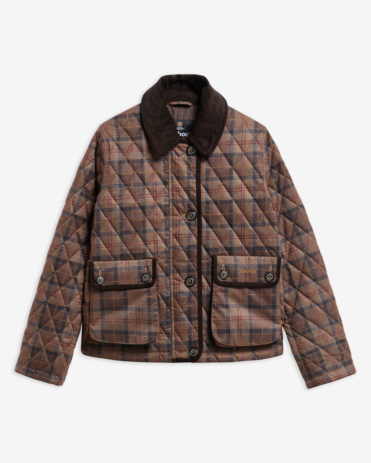 Louden Quilted Jacket - Muted Tartan