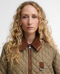 Aylesby Quilted Jacket - Dusky Green