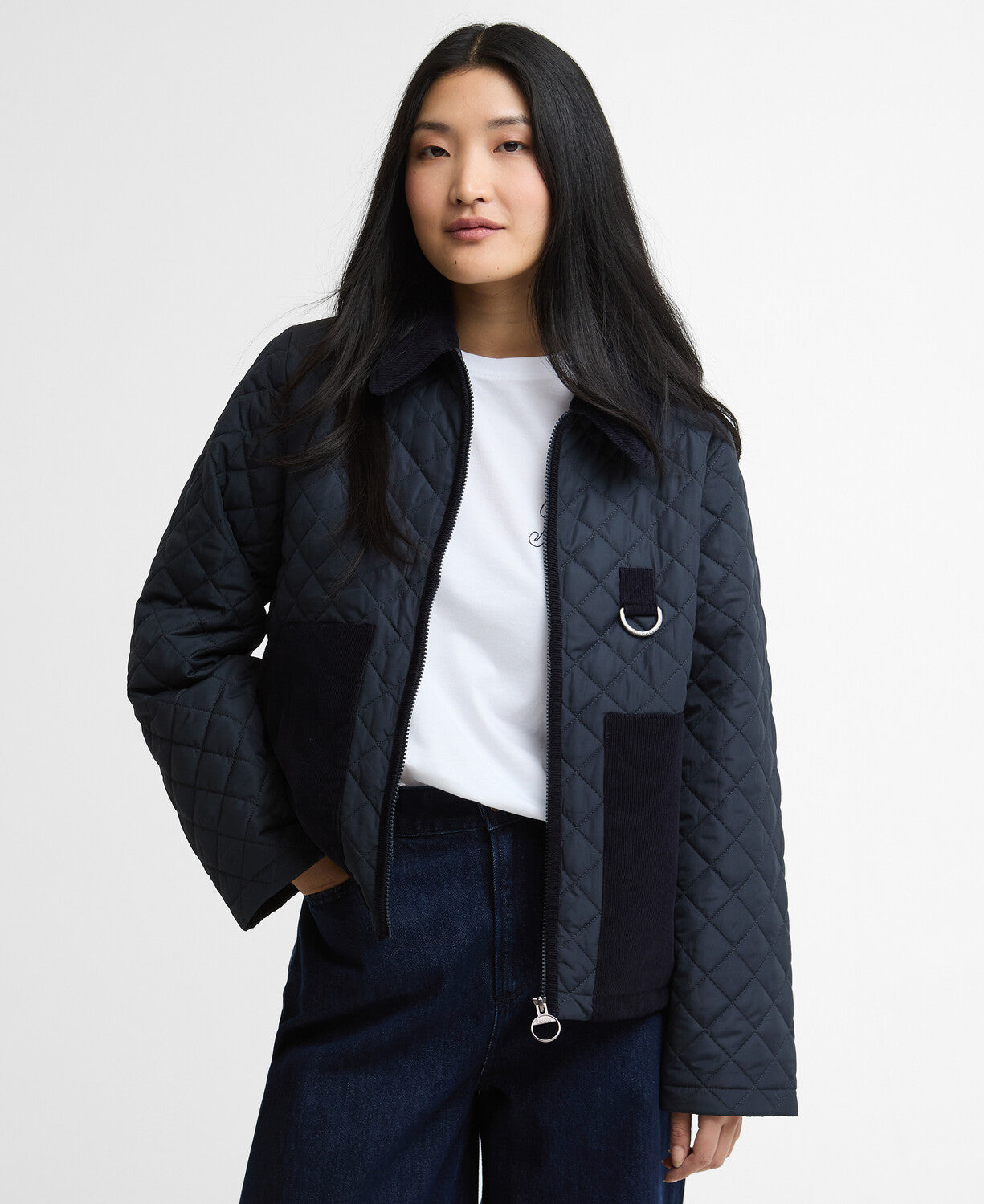 Aylesby Quilted Jacket - Navy