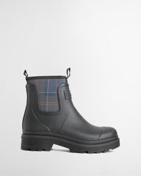 Cynthia Chelsea Welly - Black/Shadow Tartan