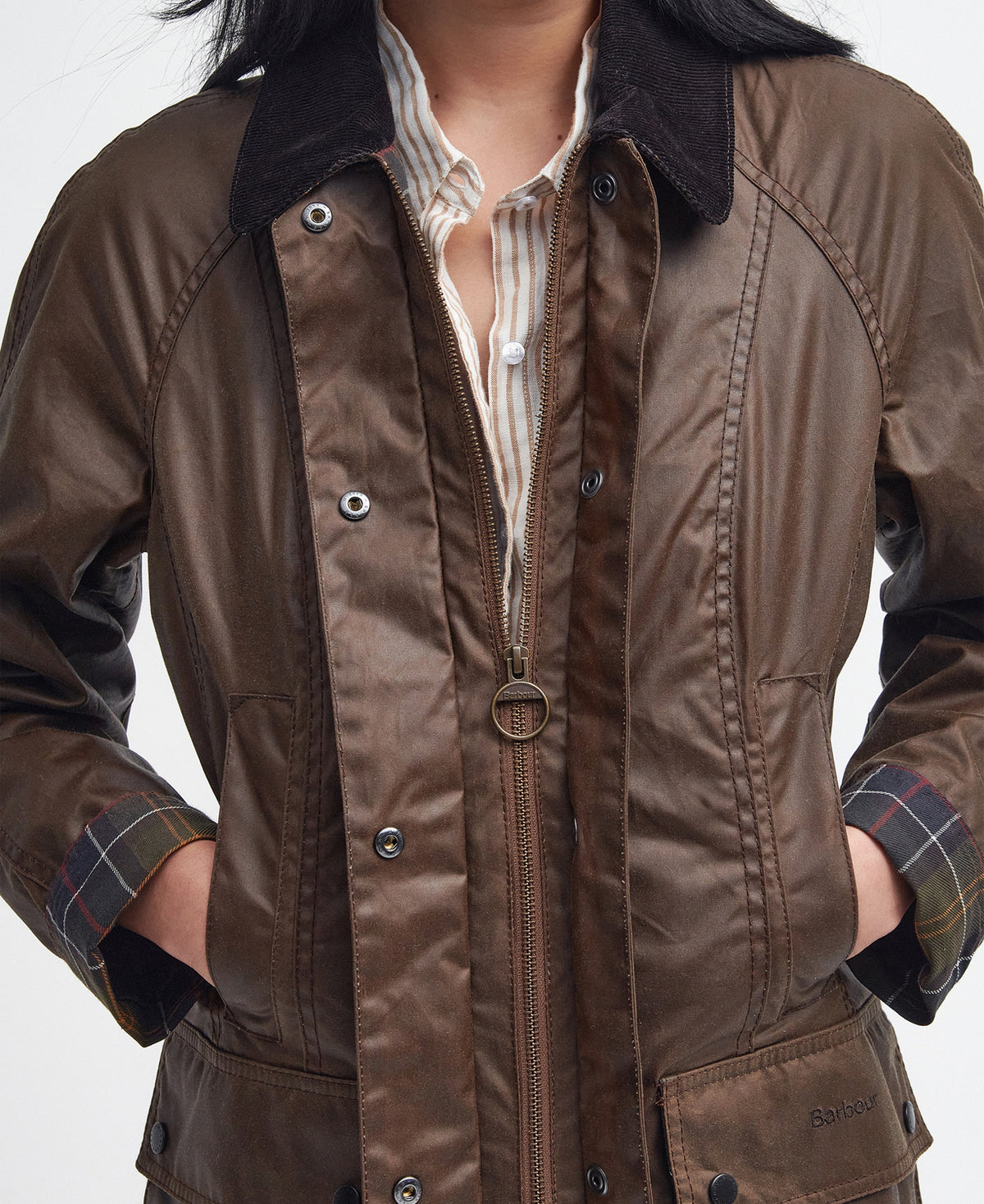 Beadnell Wax Jacket - Bark