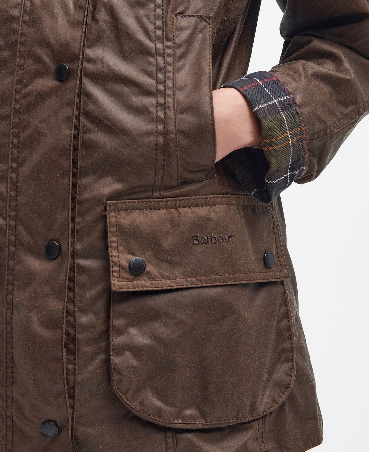 Beadnell Wax Jacket - Bark