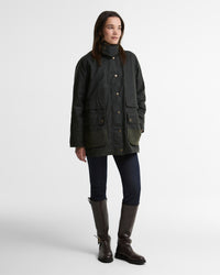 Modern Border Wax Jacket - Sage/Classic