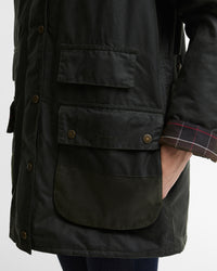 Modern Border Wax Jacket - Sage/Classic