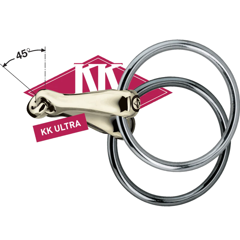 KK Ultra Loose Ring Double Join Bradoon 12mm
