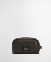Wax Washbag - Olive/Beacon
