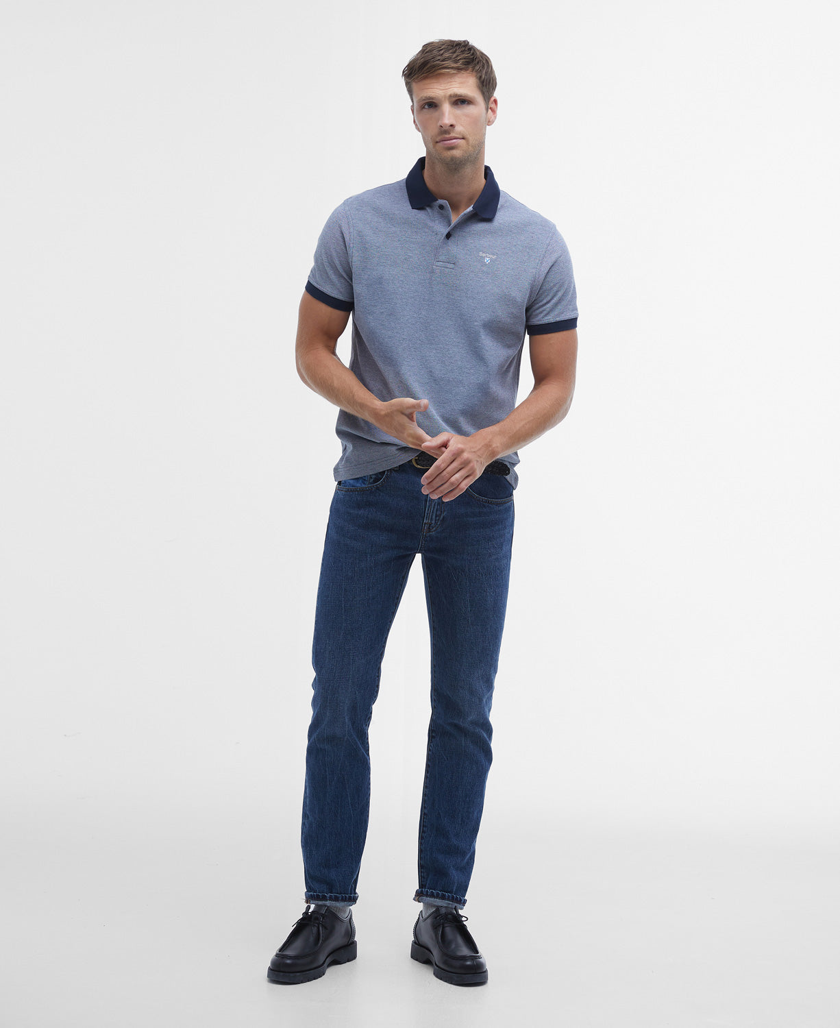 Essential Sports Mix Polo Shirt - Midnight
