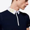 Men's Jersey Short Sleeve Competition Polo - Navy