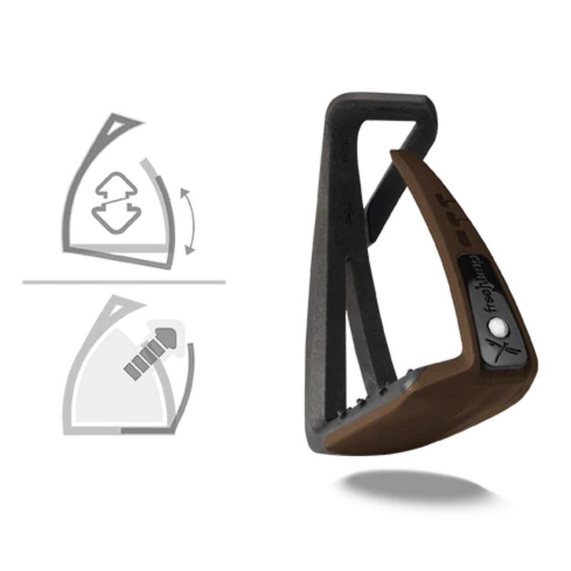 Soft'Up Lite Stirrups - Choco