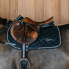 Saddle Pad Diamond Black - Full