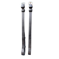 New English Cheekpieces - Black