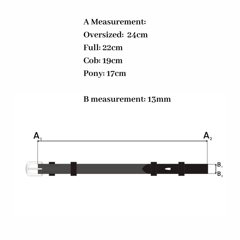 New English Double Cheekpieces - Black