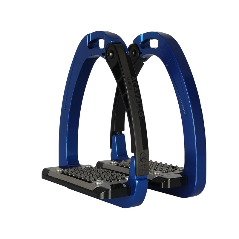 AluPro Safety Stirrups - Blue