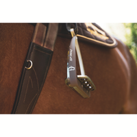 Vita Stirrup - Steel 1 Silver/Brown