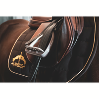 Vita Stirrup - Steel 1 Silver/Brown