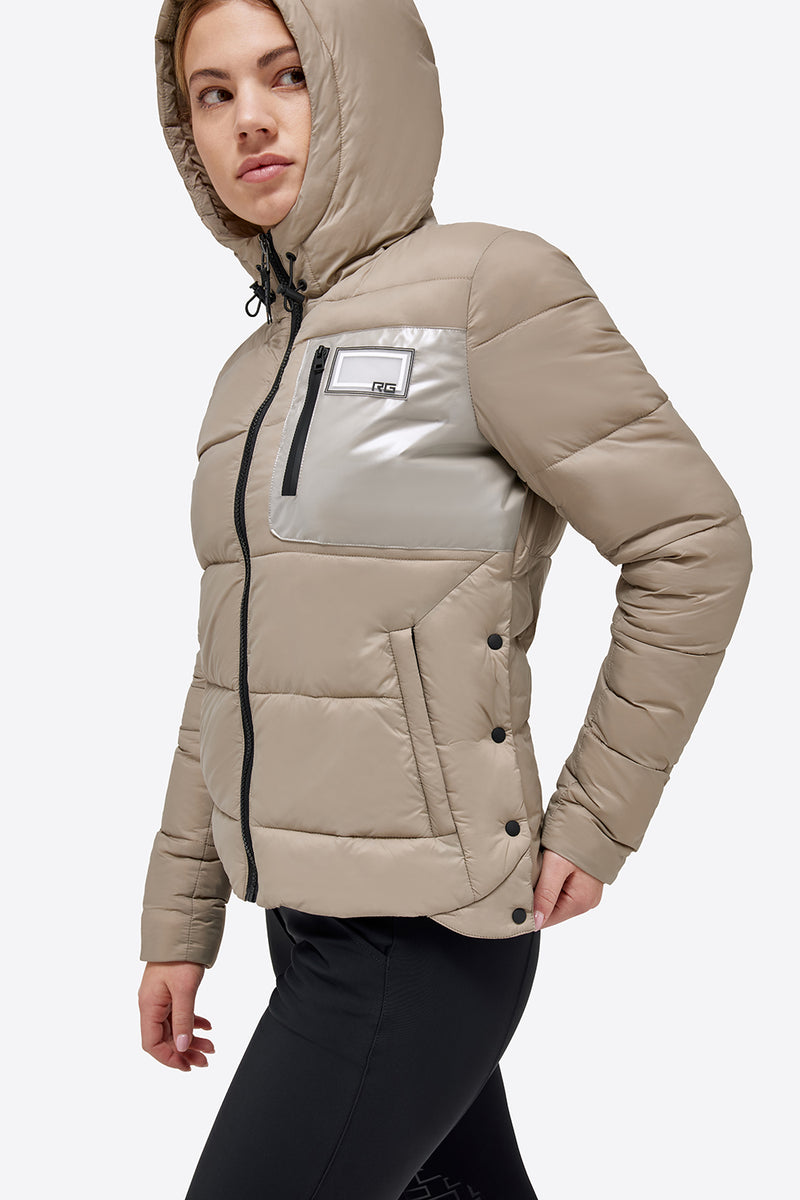 RG Quilted Puffer Jacket - Sand