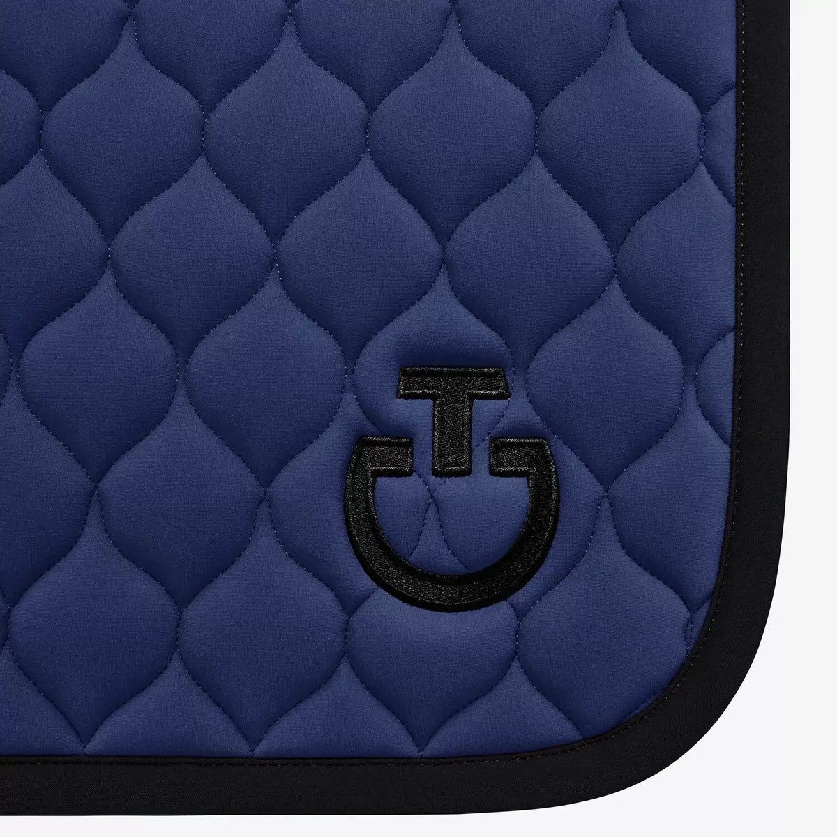 Circular Quilt Jersey Jump Pad - Royal Blue/Black