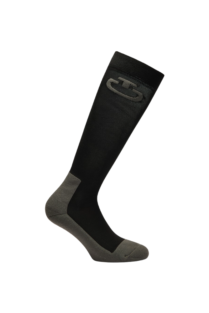 CT Jacquard Tech Socks - Black/Dark Grey