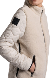CT Teddy Bear Fleece & Nylon Zip Up Jacket FW26 - Rainy Day