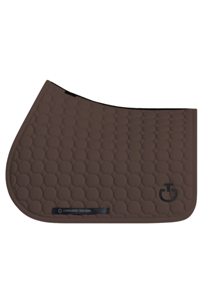 Circle Quilted Jump Pad - Espresso Full