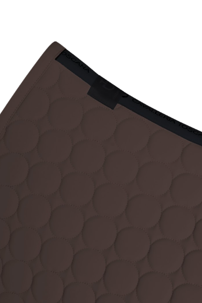 Circle Quilted Jump Pad - Espresso Full