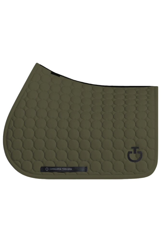 Circle Quilted Jump Pad - Winter Moss Full