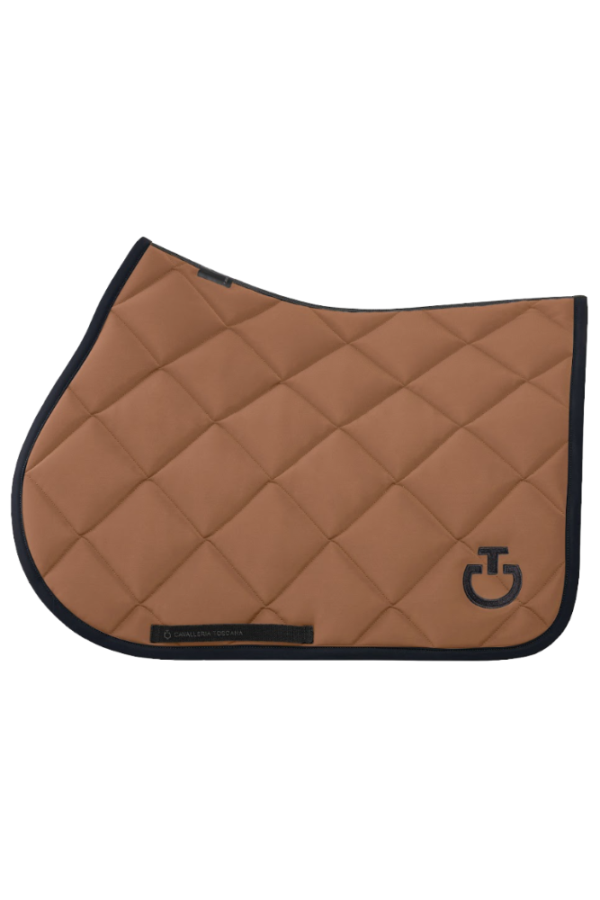 Diamond Quilted Jump Pad - Biscuit/Black