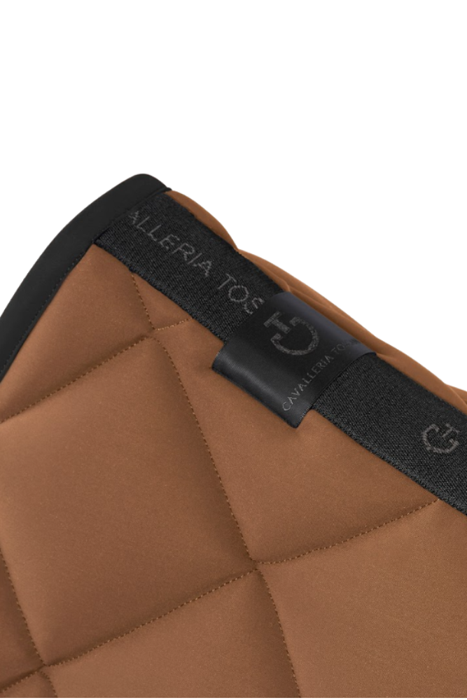 Diamond Quilted Jump Pad - Biscuit/Black