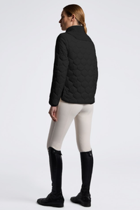 CT Teddy Bear Fleece & Nylon Zip Up Jacket FW26 - Black