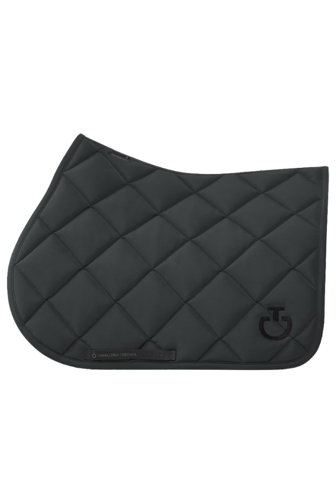 Diamond Quilted Jump Pad - Charcoal Grey