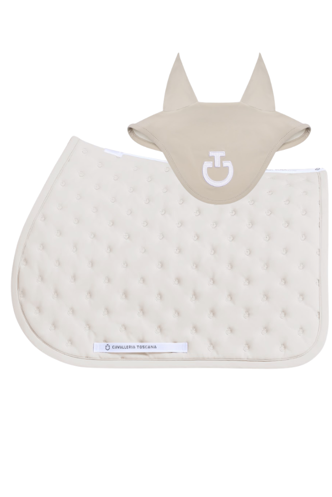 CT Embroidery Quilted Jump Pad & Jersey Earnet - Rainy Day Full